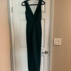 Forest green jumpsuit worn 3 times only